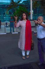 Hema Malini snapped at airport on 8th Dec 2015